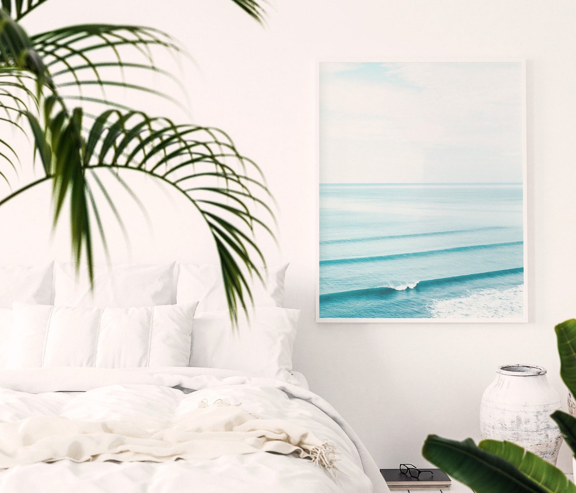 Coastal Blue Ocean Art Print - Image 3