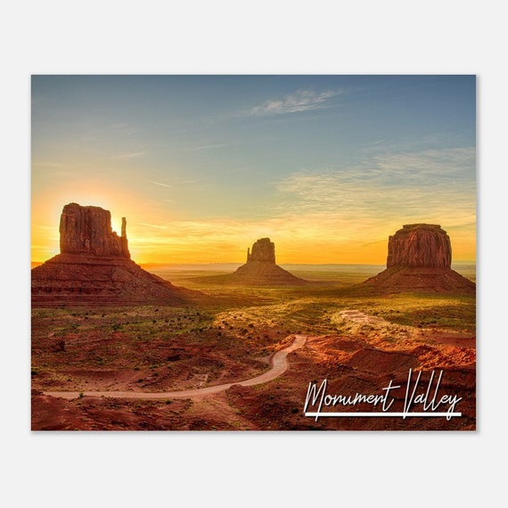 Monument Valley Print West Travel Photo Poster