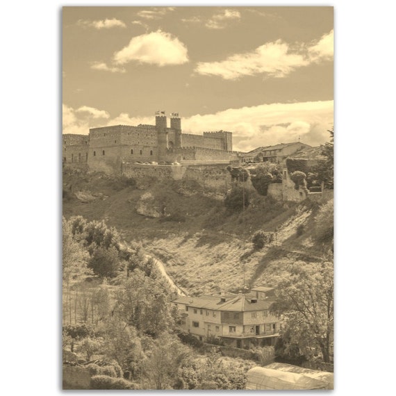 Guadalajara Vintage Poster Retro Mexico Sepia Travel Print