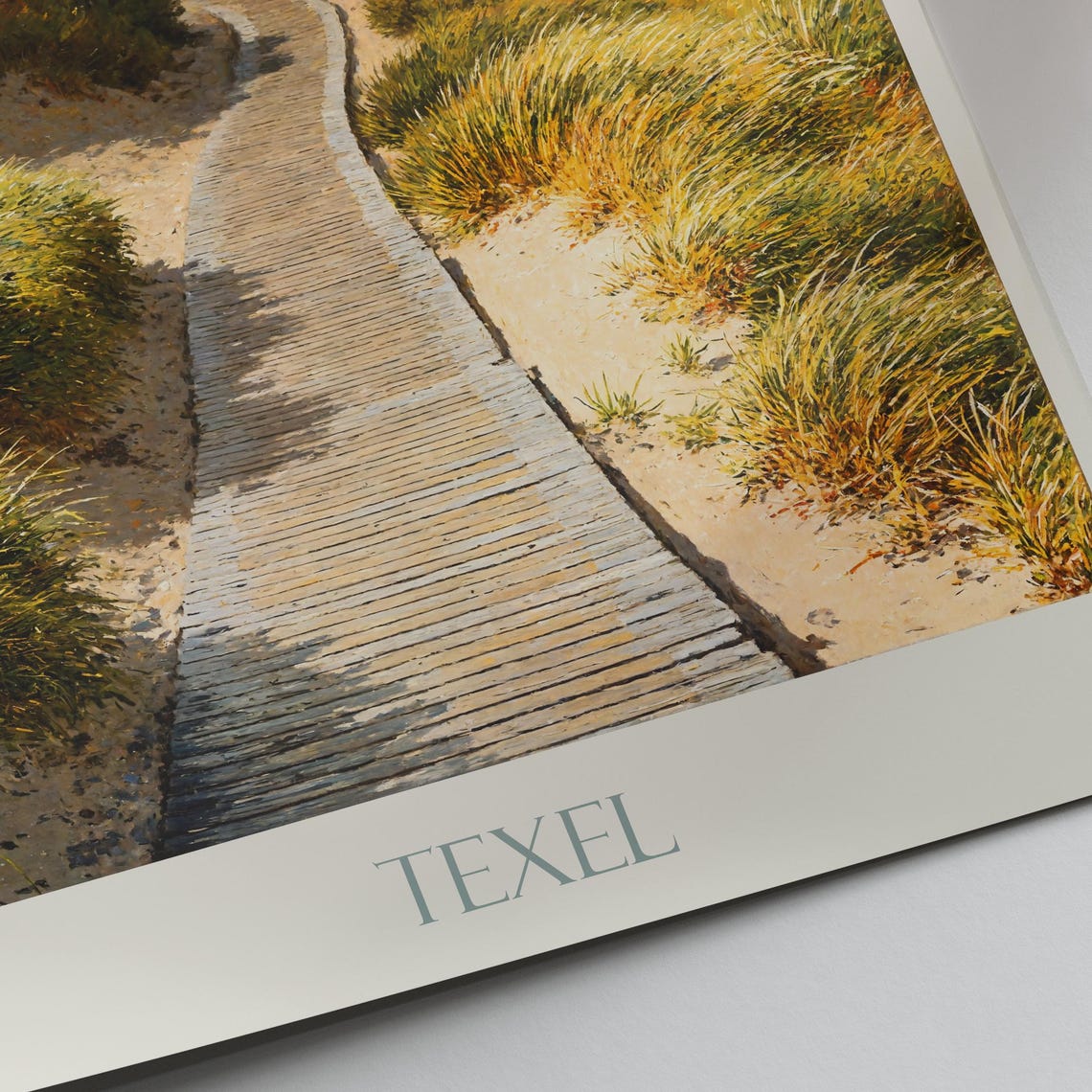Texel Travel Print Netherlands Travel Poster Painted Wall Art Home Decor Framed Personalized Print Vacation Travel Gift - Image 3