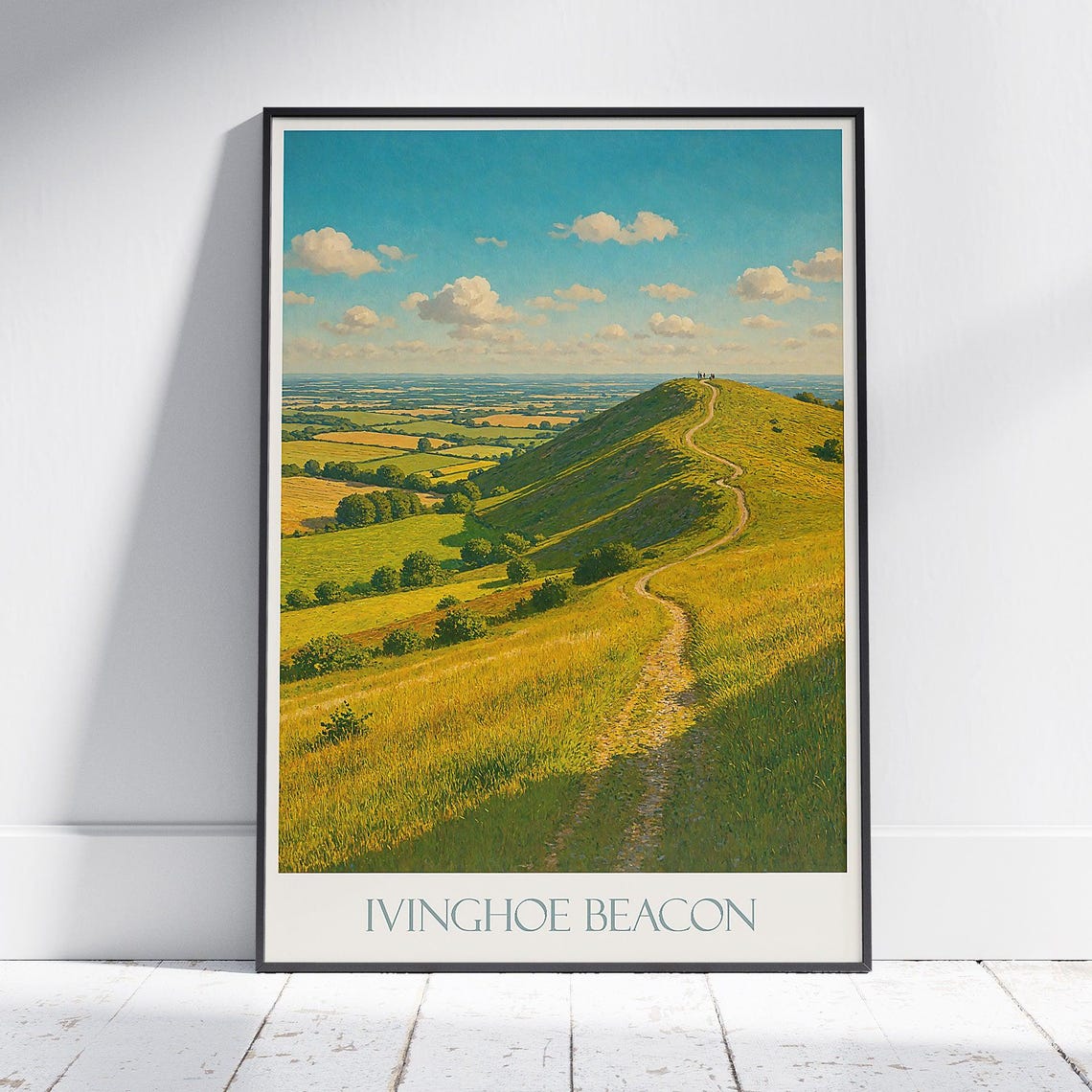 Ivinghoe Beacon Chiltern Hills Walking Trail Countryside Poster