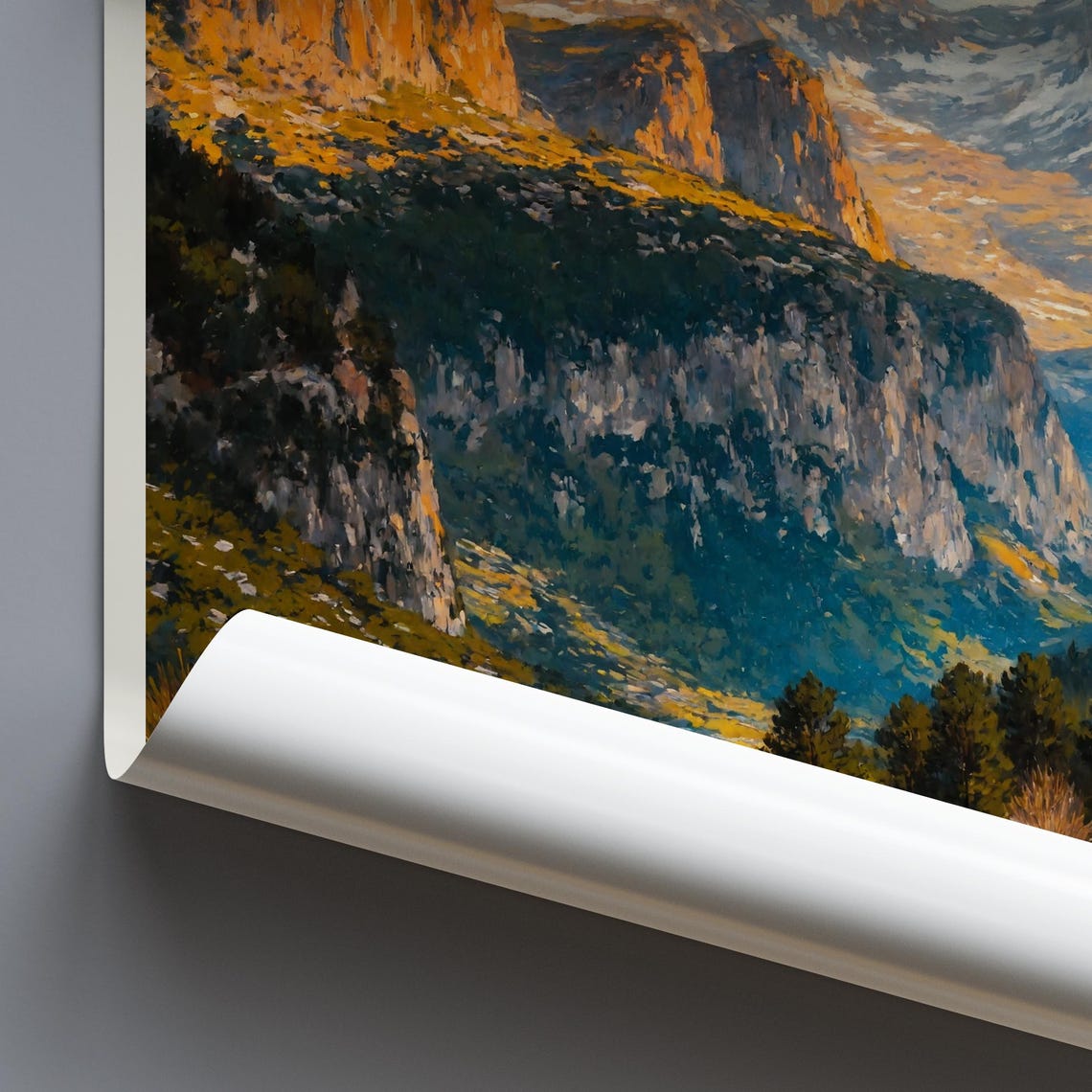 Ordesa Y Monte Perdido Spain Mountain Valley Wildflowers Poster - Image 3