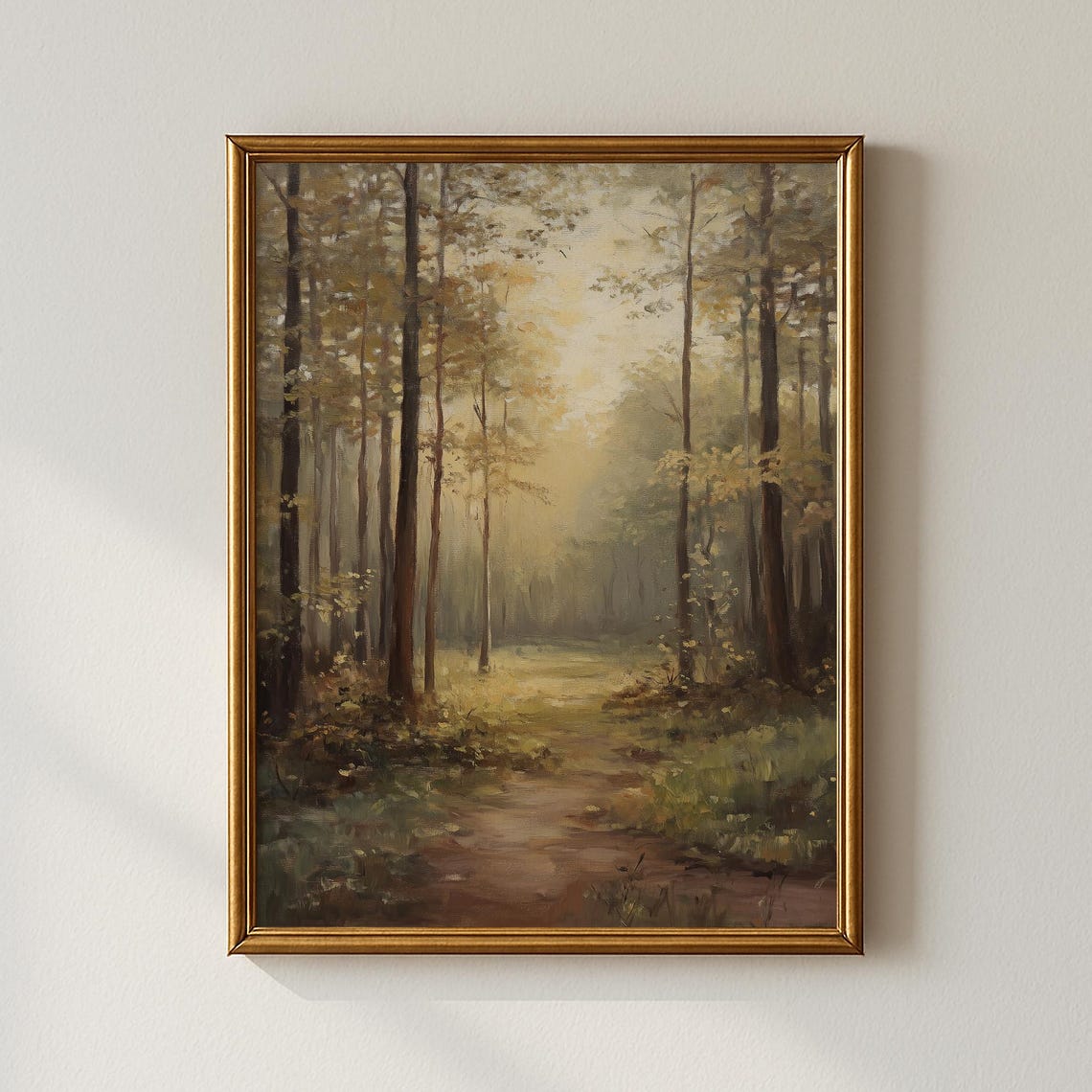 Vintage Forest Path Print Gallery Wall Art Collected Prints Cpp396