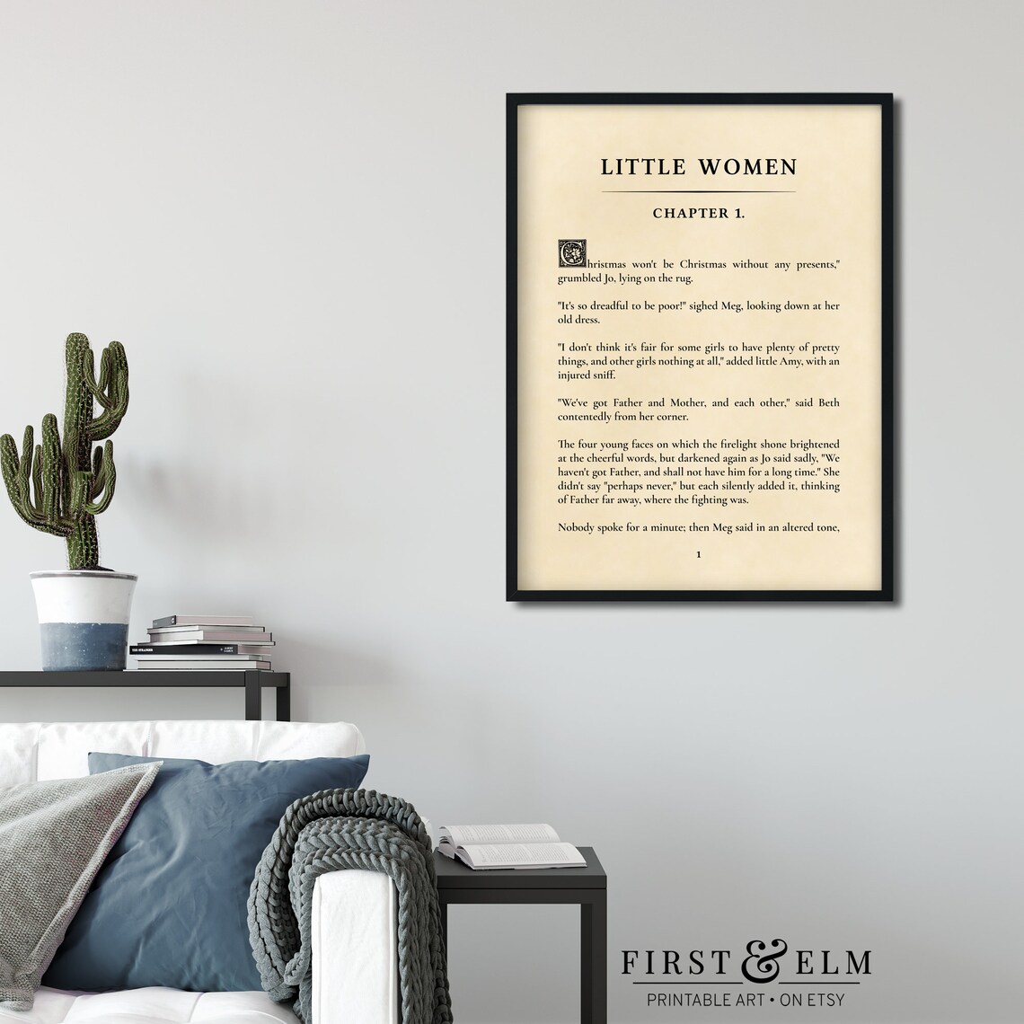 Little Women Poster, Home Library Decor Art Print - Image 3