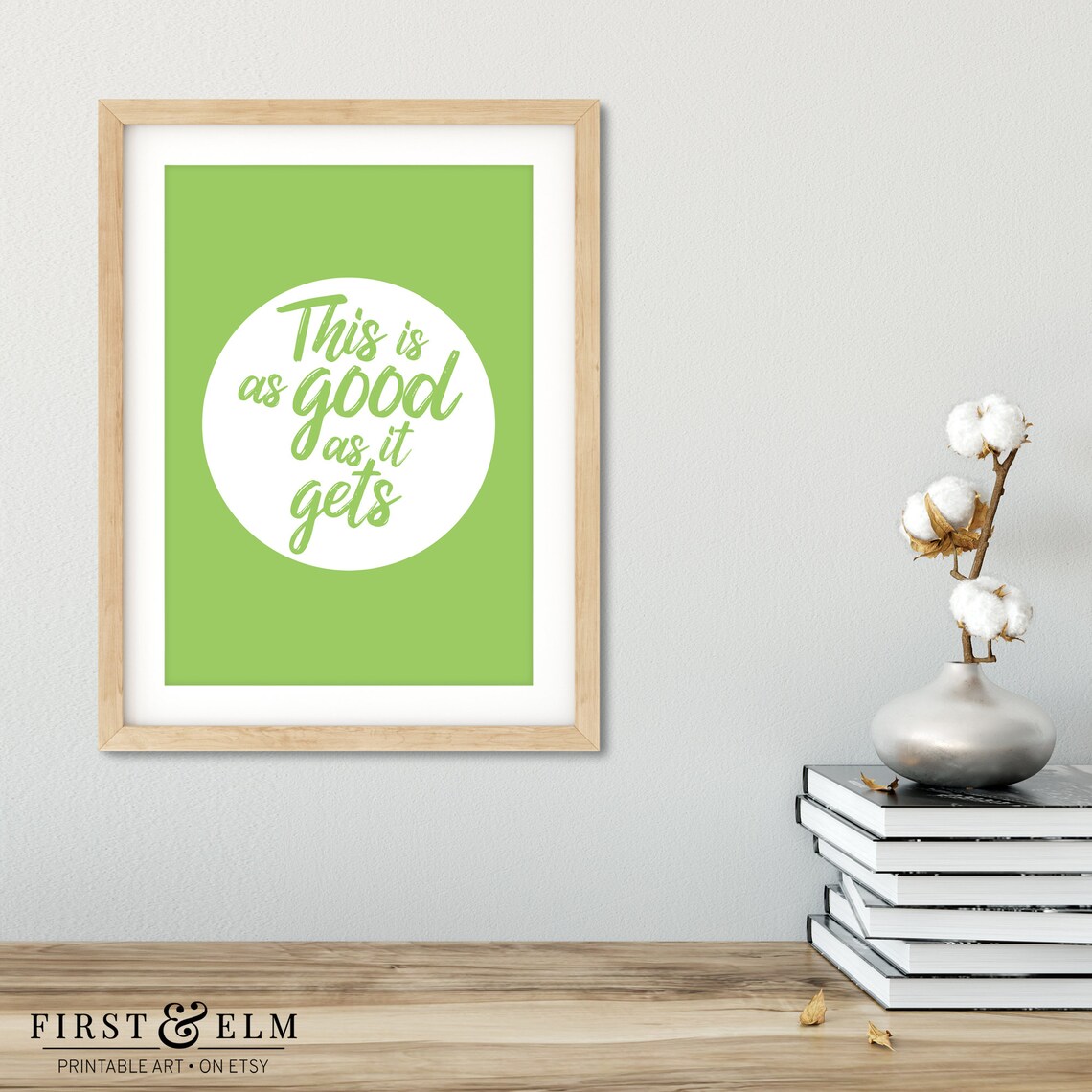 This Is As Good As It Gets Funny Dark Humor Demotivational Art Print - Image 2