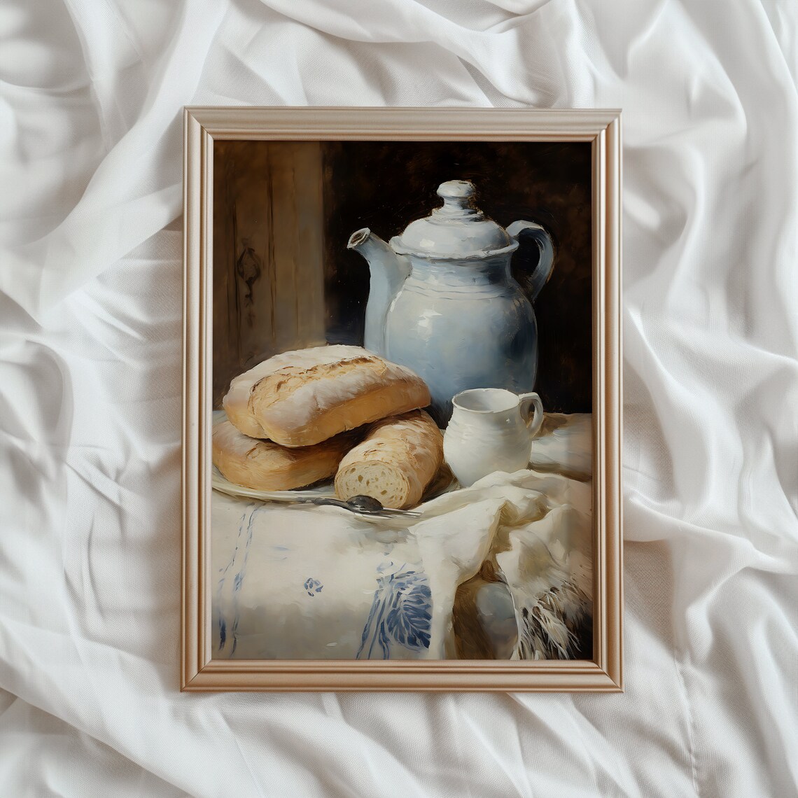 Country Kitchen Print, Rustic Farmhouse Art