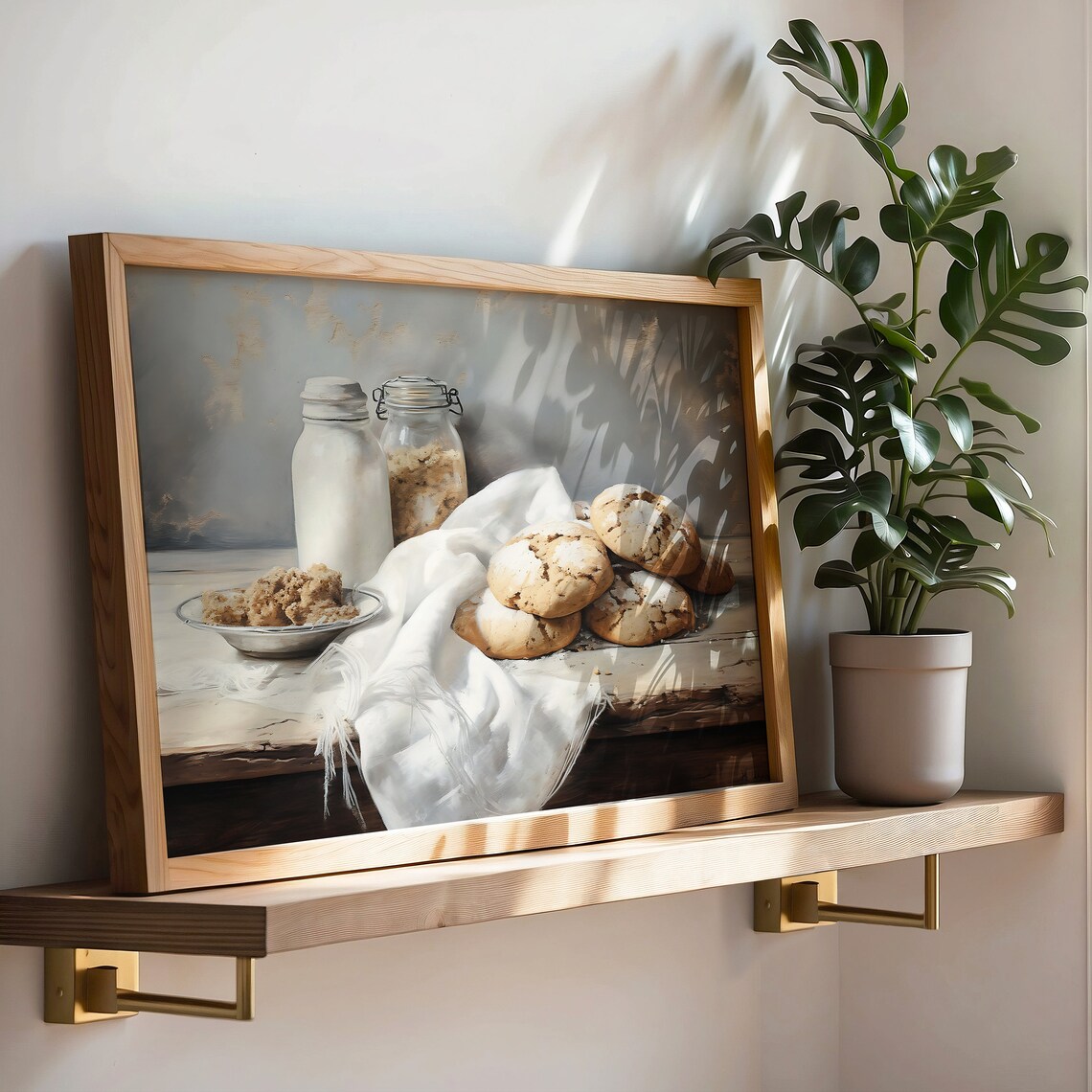Farmhouse Cookies Vintage Kitchen Art Print - Image 3