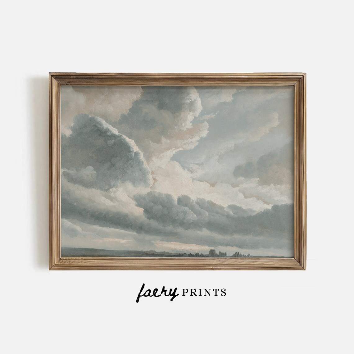 Cloud Study Vintage Art Print, Light Academia Decor - Image 5