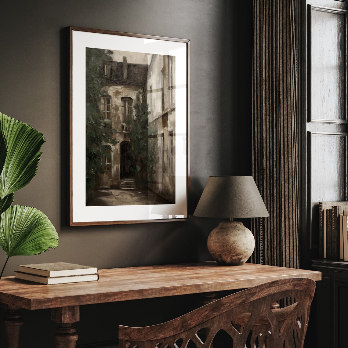European Architecture Painting, Dark Academia Poster - Image 2