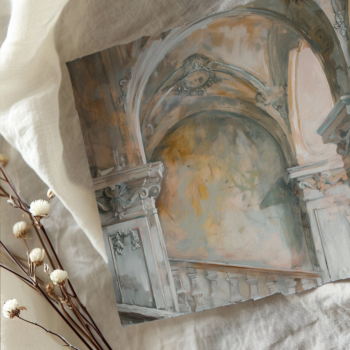 Victorian Architecture Vintage Interior, Art Print - Image 4