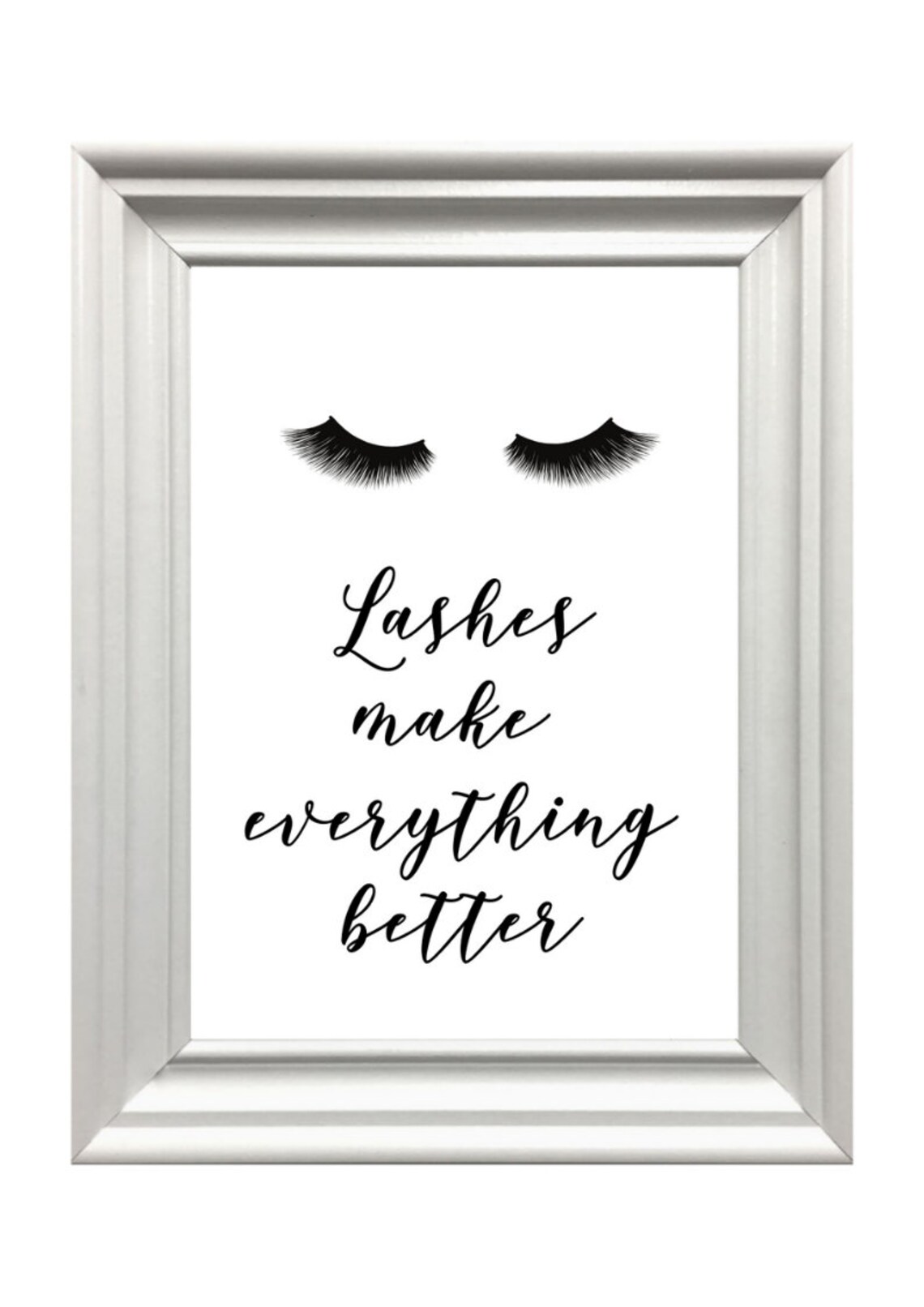 Lashes Make Everything Better, Beauty Salon Poster - Image 3