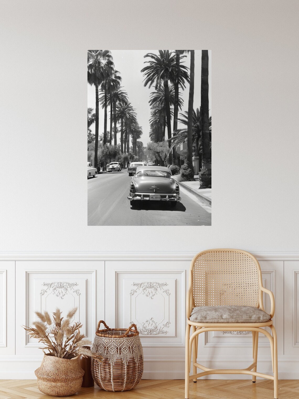 Rodeo Drive Vintage Photography Beverly Hills Retro Movie Poster Black And White Photography Art Portrait Street - Image 2