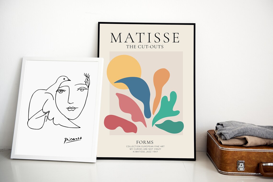 Henri Matisse Cut-Outs Forms Abstract Colorful Art Print Modern Decor 1947 - Image 3