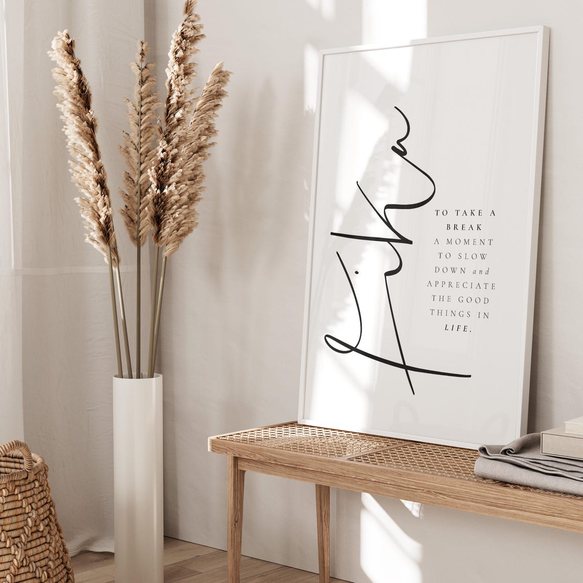 Fika Definition Print Take A Break Swedish Coffee Culture Poster - Image 5