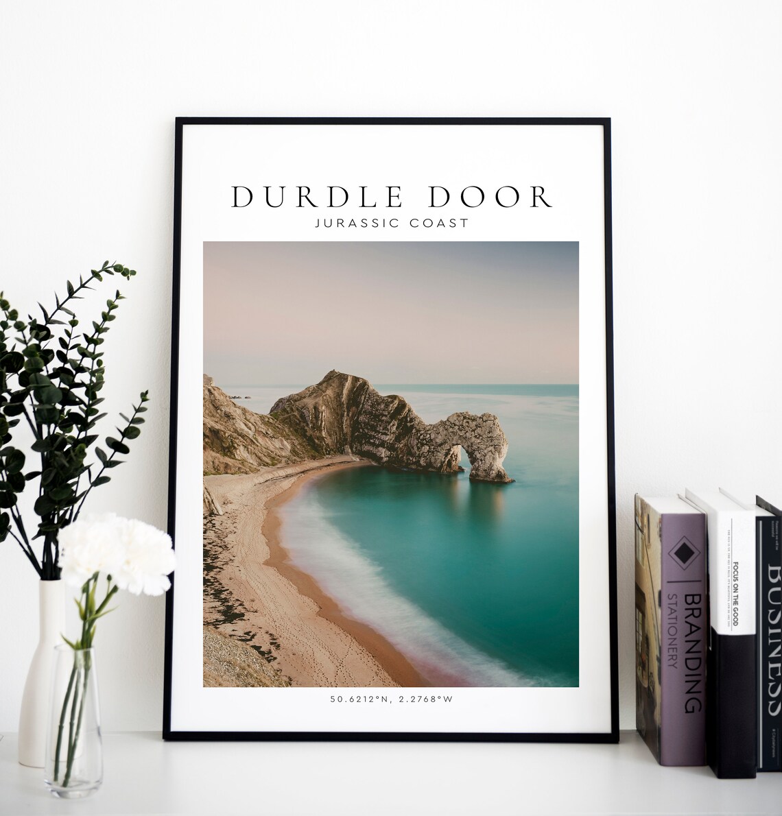 Durdle Door Jurassic Coast Arch Rock Beach Travel Photography Poster - Image 3