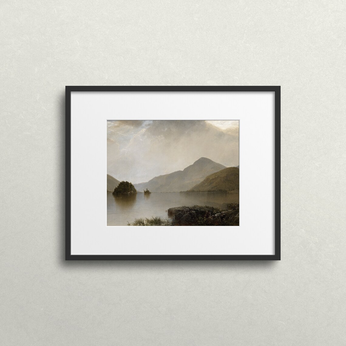 After The Rain Vintage Landscape Oil Painting Art Print - Image 2