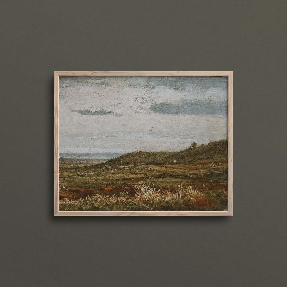 Summer Winds Vintage Autumn Landscape Art Print - Image 2