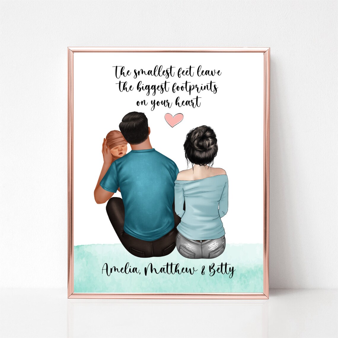The Smallest Feet Leave The Biggest Marks On Your Heart Poster - Image 2
