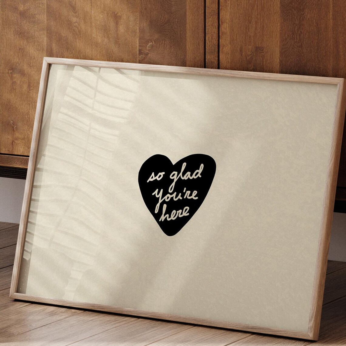 So Glad Youre Here Print, Entryway Wall Art