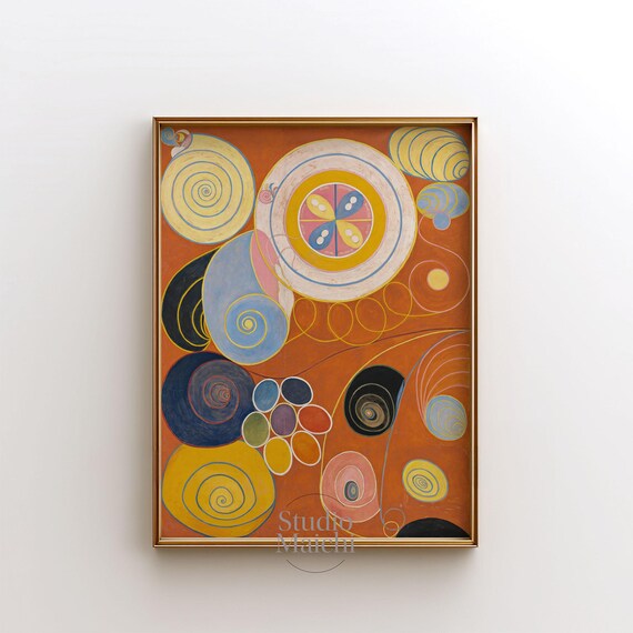 Hilma Af Klint Geometric Abstract, Bauhaus Poster