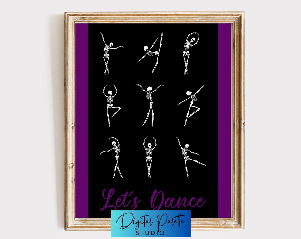 Lets Dance Skeleton, Halloween Decor