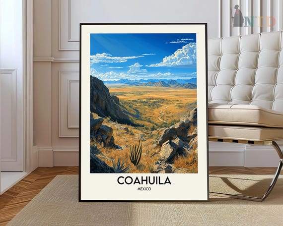 Coahuila Print Wall Art Poster Photo Travel Mexico