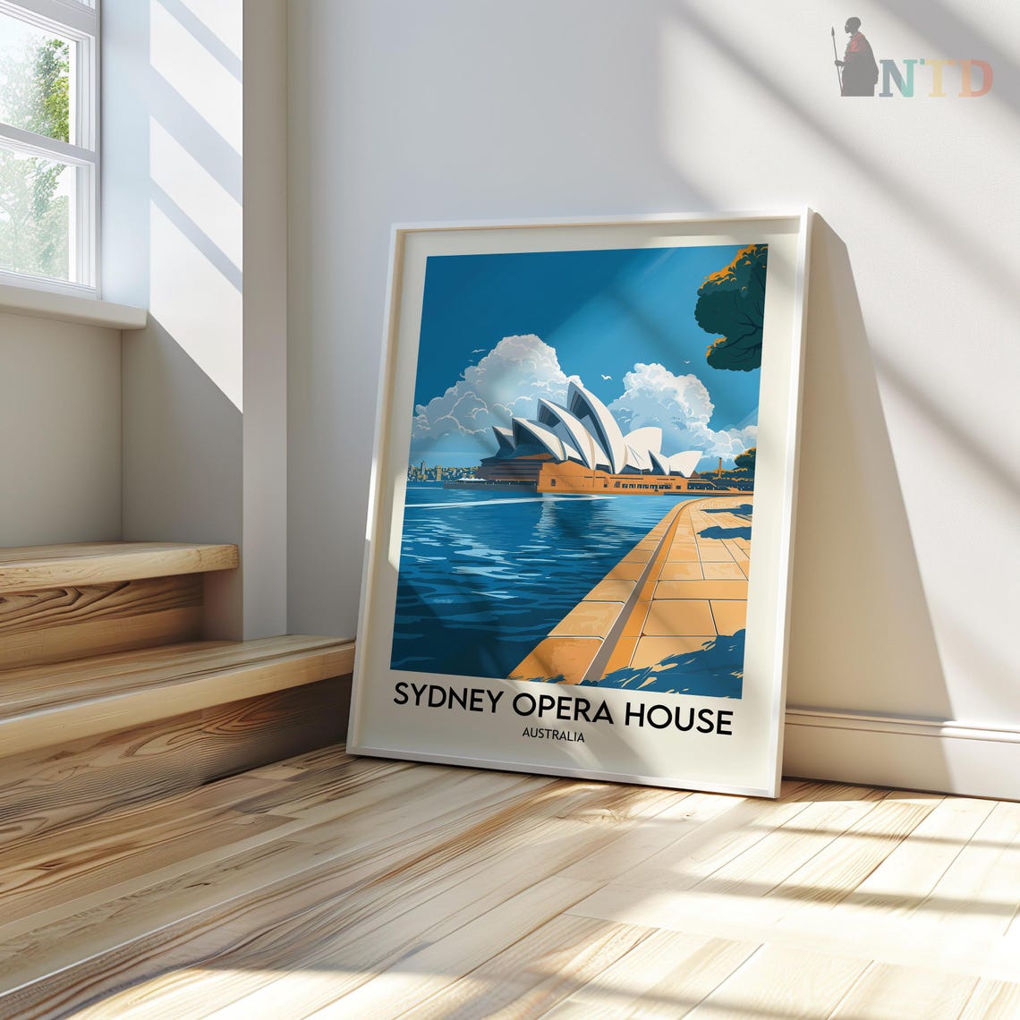 Sydney Opera House Waterfront Promenade Daytime Travel Poster - Image 3