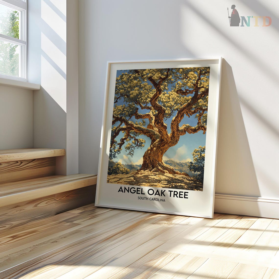 Angel Oak Tree Print Angel Oak Tree Wall Art Angel Oak Tree Poster Angel Oak Tree Photo South Carolina Print Charleston Poster - Image 3