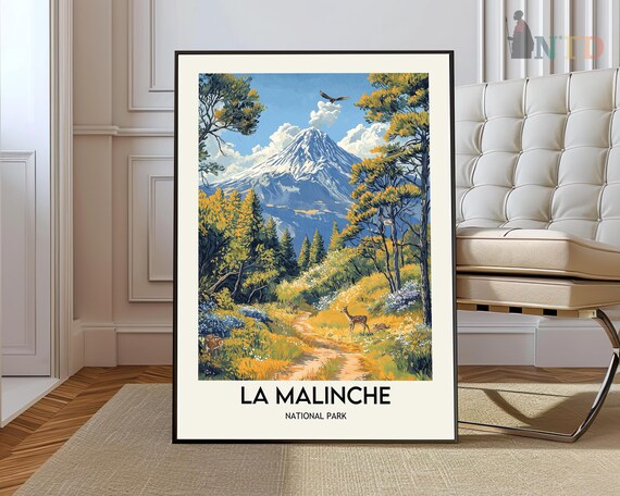 La Malinche Poster Wall Art Print Photo Mexico Travel Malintzin