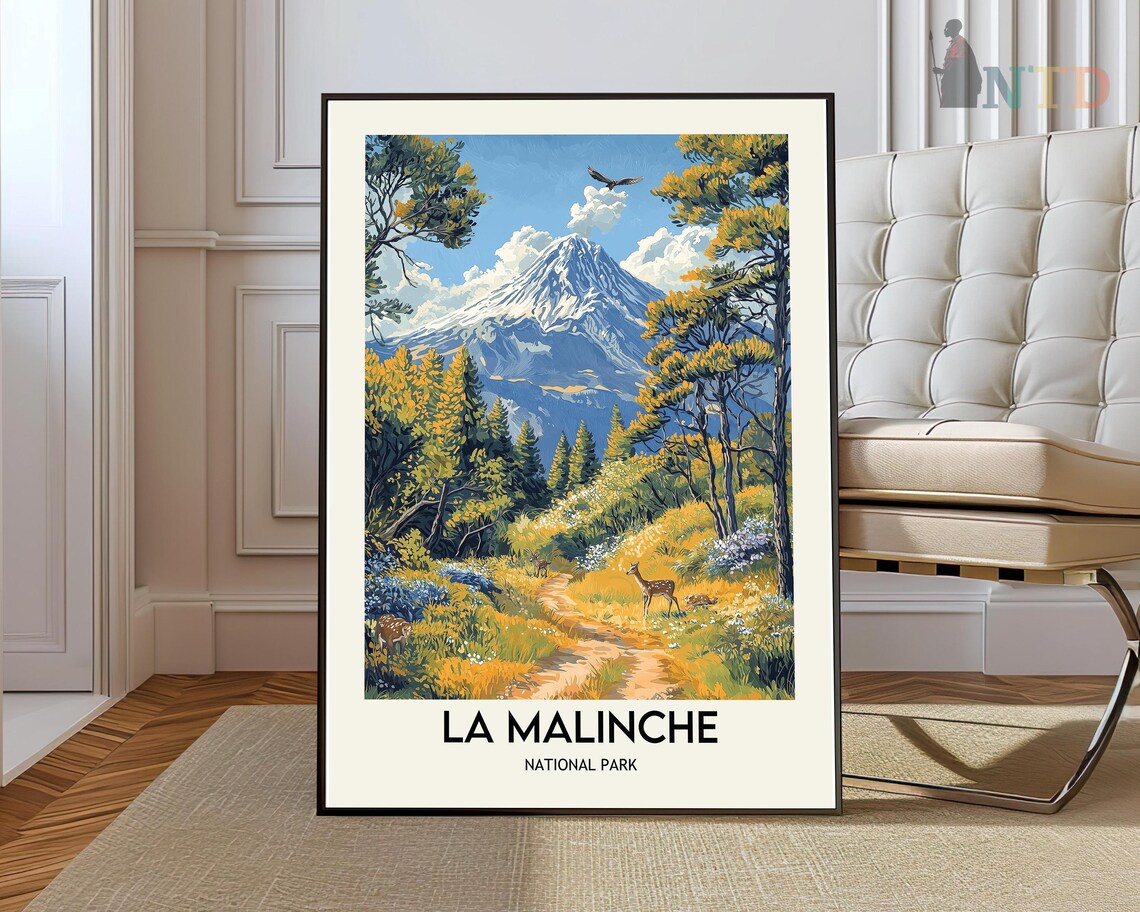 La Malinche Poster Wall Art Print Photo Mexico Travel Malintzin