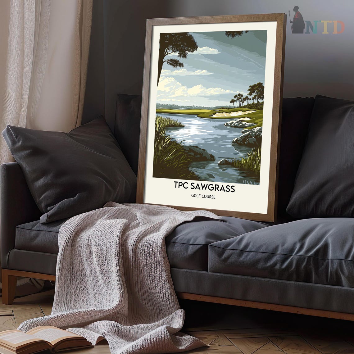 Tpc Sawgrass Print Tpc Sawgrass Wall Art Tpc Sawgrass Poster Tpc Sawgrass Photo Tpc Sawgrass Poster Print Golf Course Print - Image 3