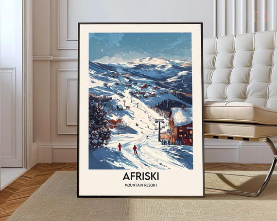 Afriski Ski Area Poster Wall Art Print Photo Lesotho