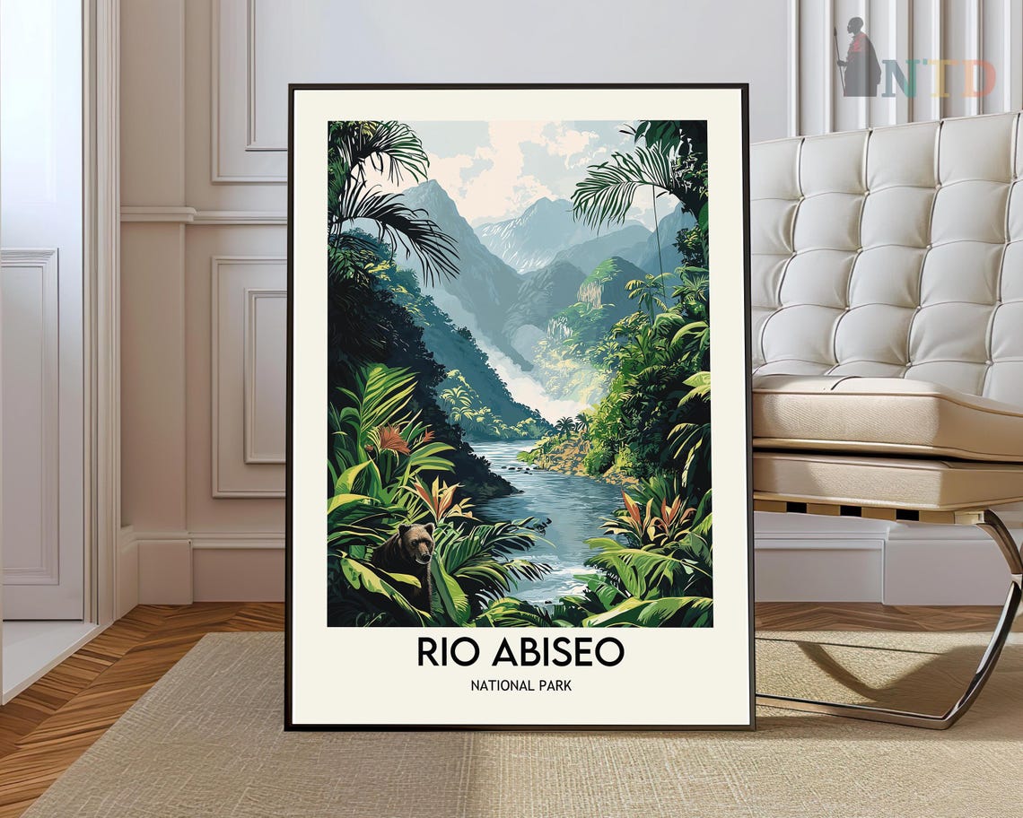 Rio Abiseo Peru National Park Amazon Jungle River Travel Art Print