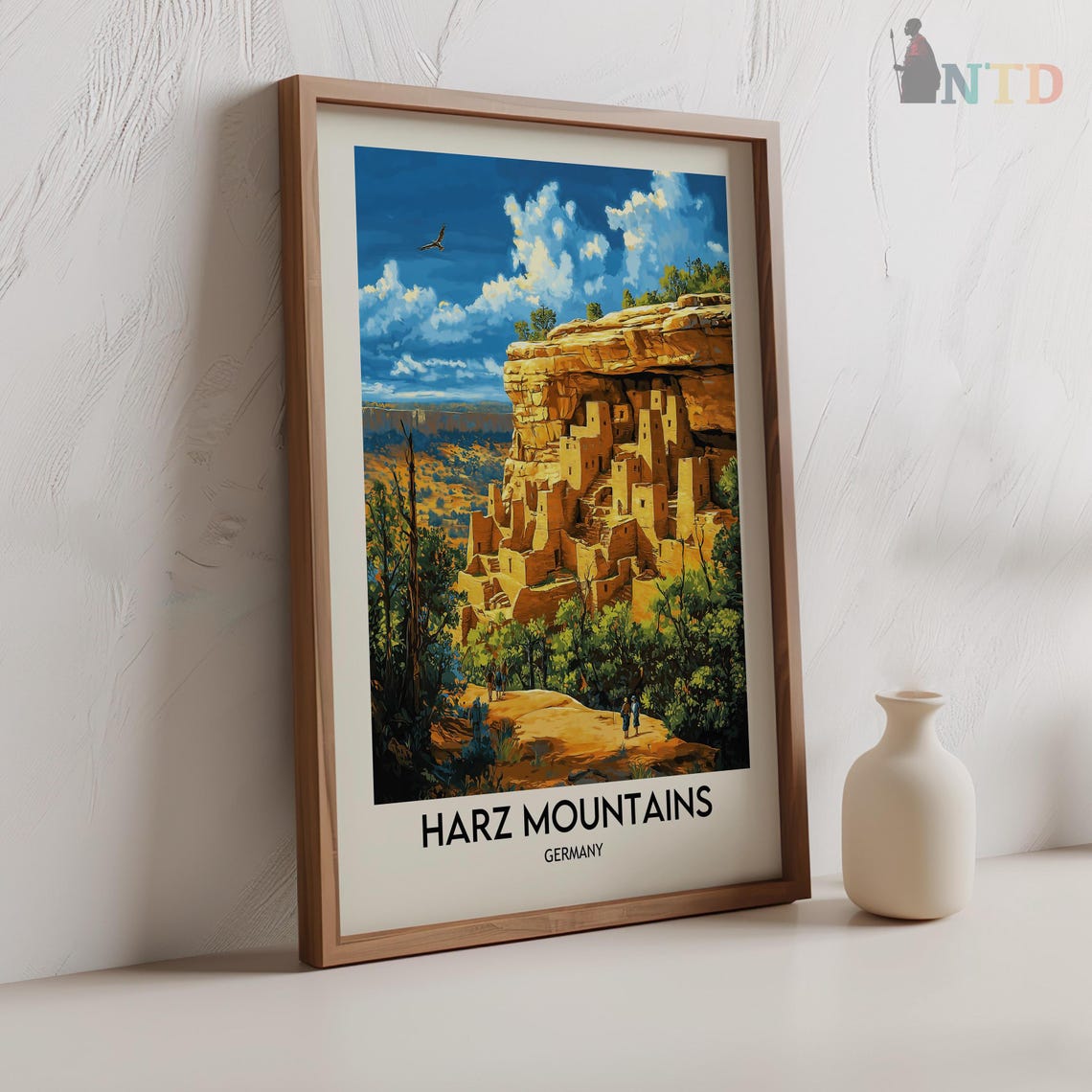 Harz Mountains Print Harz Mountains Wall Art Harz Mountains Poster Harz Mountains Photo Harz Mountains Germany Goslar Town Quedlinburg - Image 2
