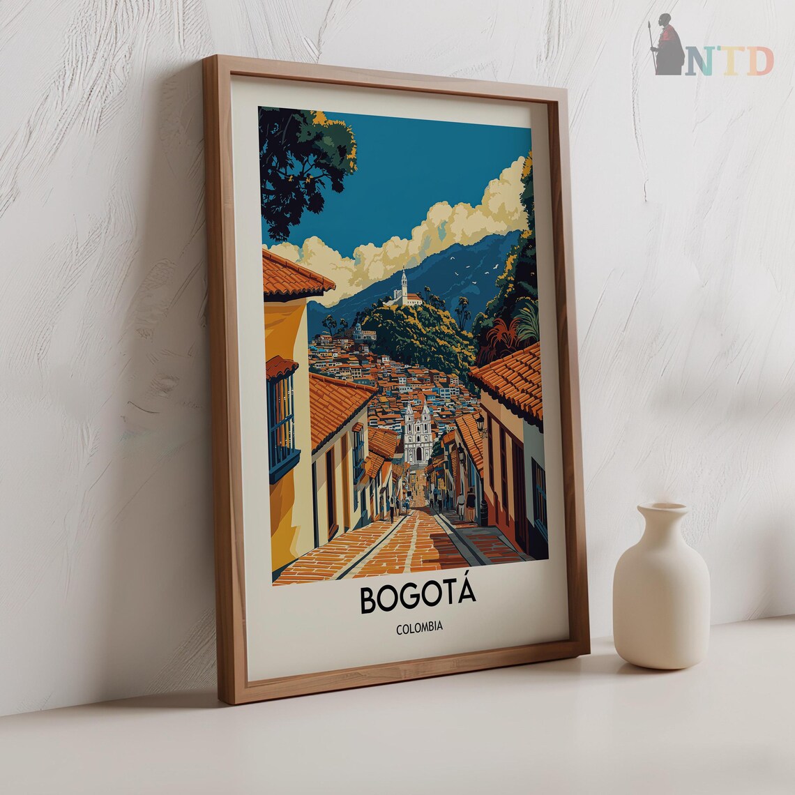 Bogota Travel Poster, Colombia Wall Art Print - Image 2