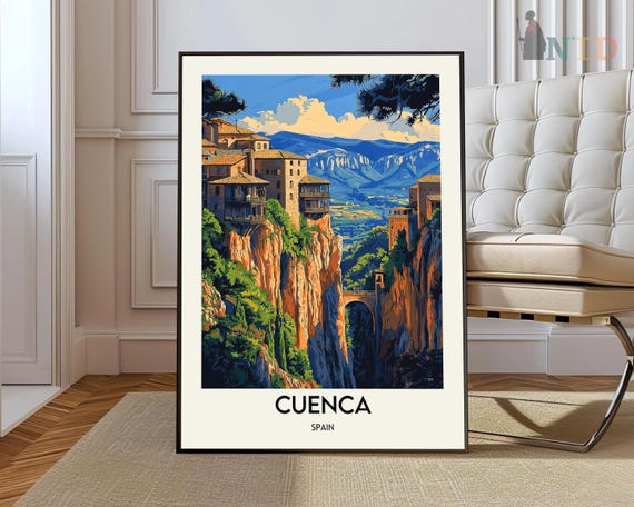 Cuenca Travel Poster Ecuador Wall Art Print Photo Decor
