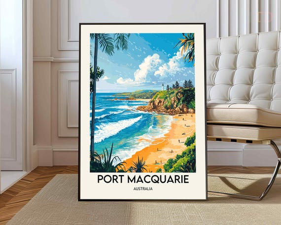 Port Macquarie Poster Wall Art Print Photo Australia