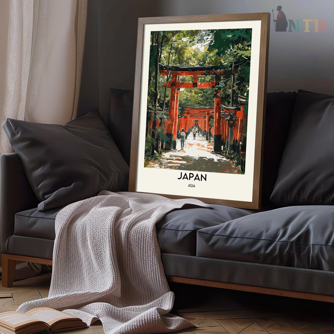 Japan Print Japan Wall Art Japan Poster Japan Photo Japan Poster Print Japan Travel Poster Japan Tokyo Kyoto Osaka Yokohama City - Image 3