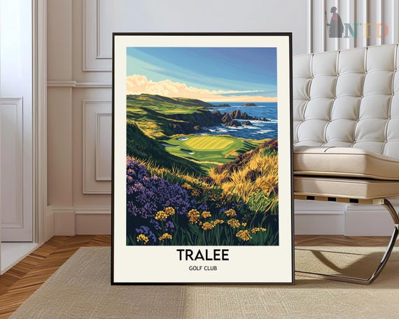 Tralee Golf Club Poster Wall Art Print Photo Decor Ireland