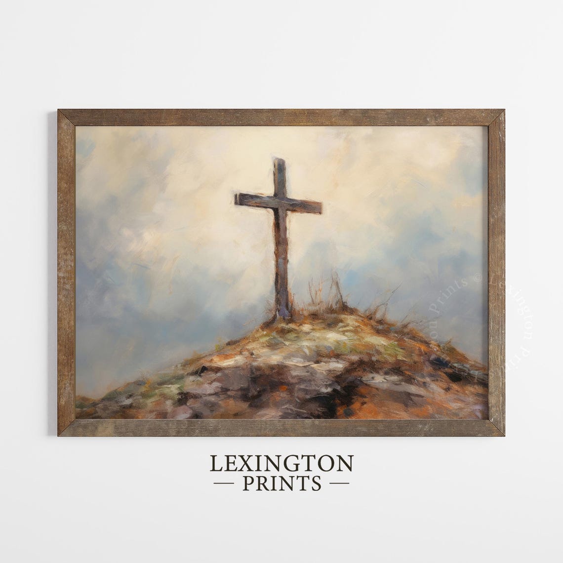 Rustic Christian Wall Art Christian Cross Art Art Christian Print Oil Painting Religious Art Christian Painting Jesus Art 381