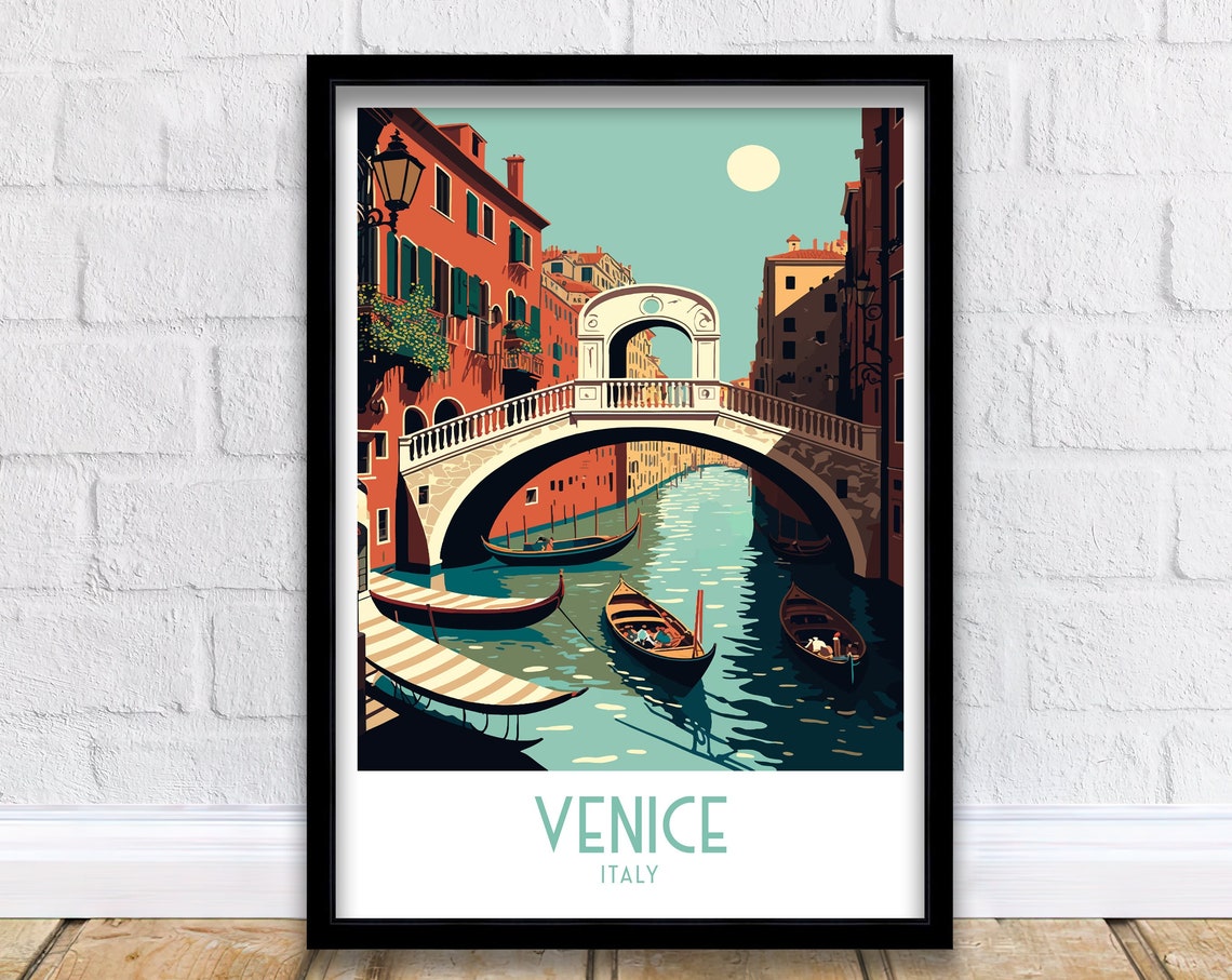 Venice Travel Print Venice Travel Print Venice Poster Venice Venice Wall Art Travel Poster Italy Italy Print Wall Art