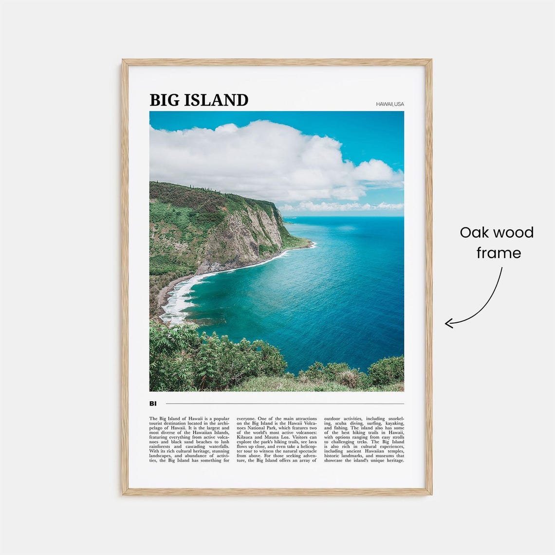 Big Island Travel Poster Big Island Wall Art Big Island Poster Print Big Island Photo Big Island Decor Hawaii Usa - Image 3
