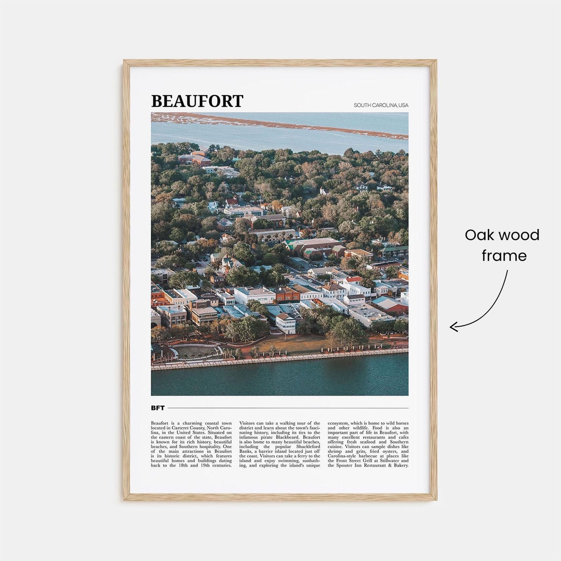 Beaufort Travel Poster South Carolina Beaufort Wall Art Beaufort Poster Print Beaufort Photo Beaufort Decor Usa - Image 3