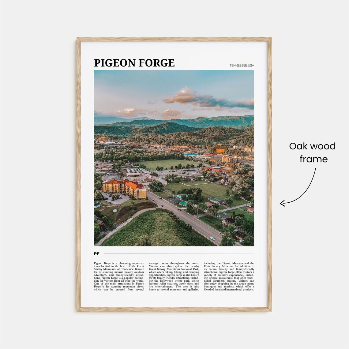 Pigeon Forge Travel Poster, Tennessee USA Art Print - Image 3
