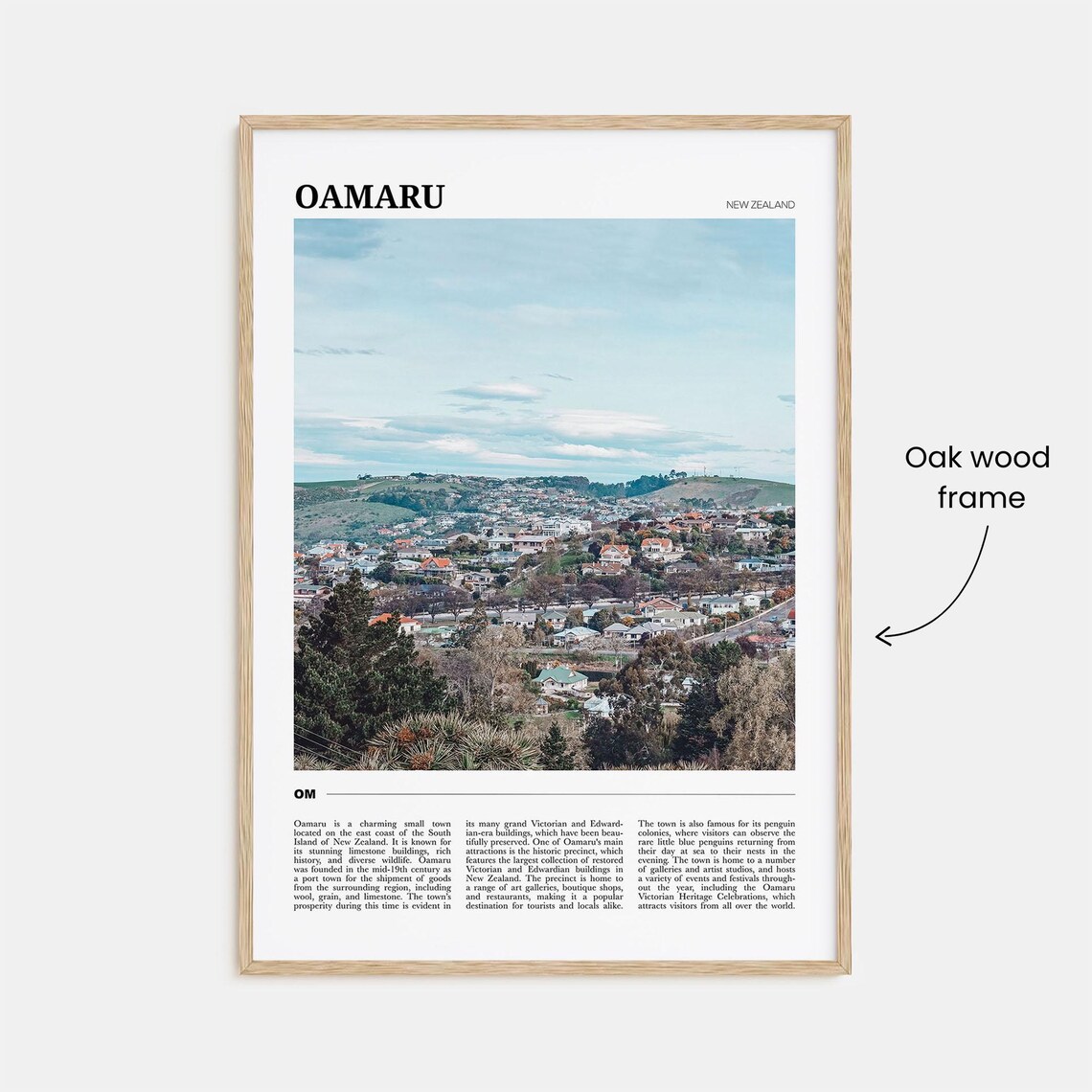 Oamaru Travel Poster, New Zealand Travel Art Print - Image 3