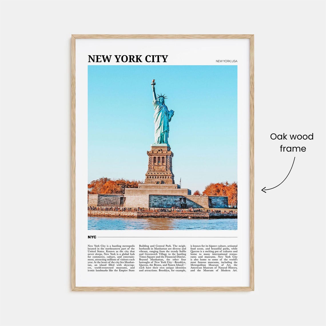 New York City Travel Poster No 2 New York City Wall Art New York City Poster New York City Photo New York City Decor New York Usa - Image 3