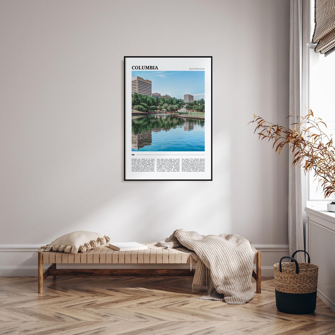 Columbia Travel Poster, South Carolina Wall Art - Image 4
