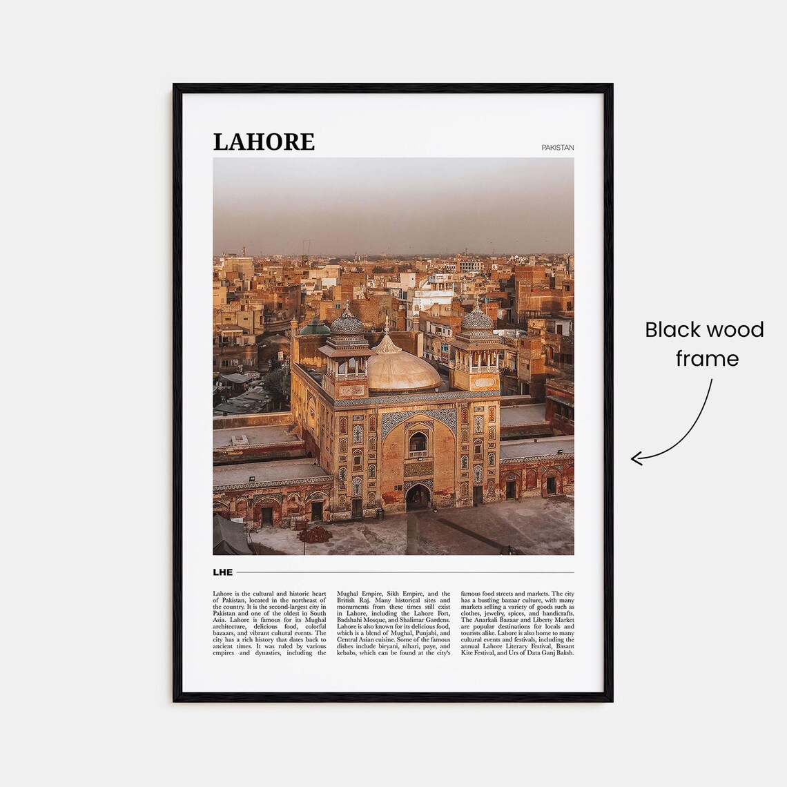 Lahore Photo Pakistan Poster Print - Image 2