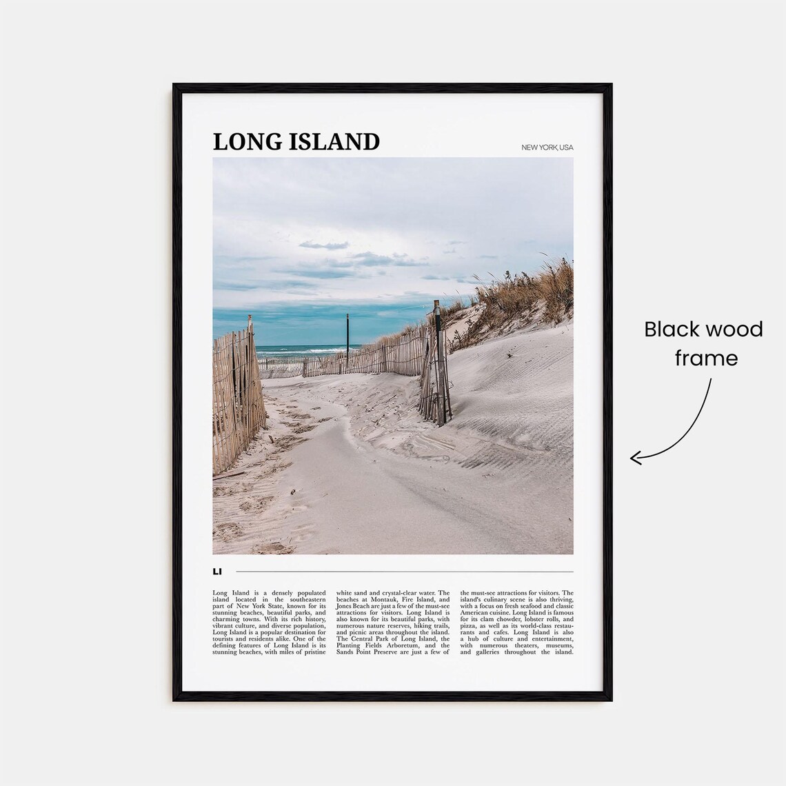 Long Island Travel Poster, New York Art Print - Image 2