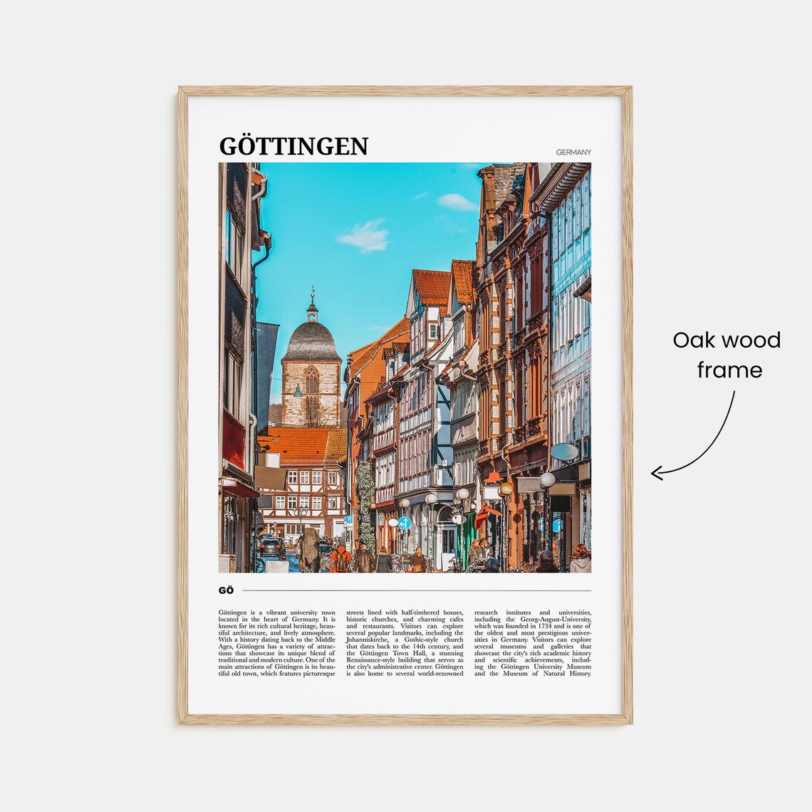 Gottingen Travel Poster, Germany Travel Art Print - Image 3